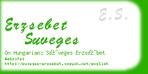 erzsebet suveges business card